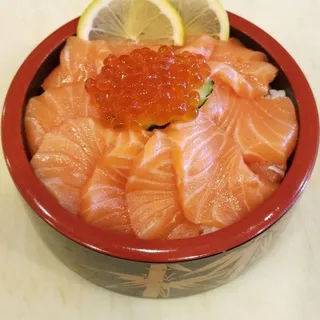 Salmon ikura bowl