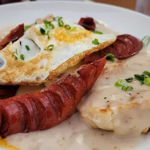 Biscuits &amp; gravy.