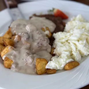 a plate of food