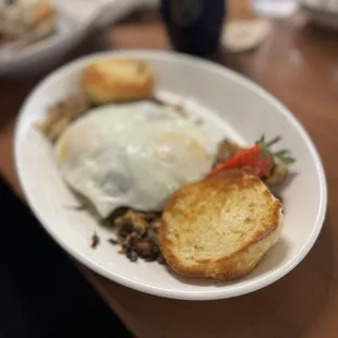 Jerk chicken hash