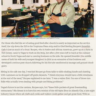 Sharing this nice piece in Thrillist, written by Kevin Alexander. The biscuits and gravy are still on hand for your after-church-treat