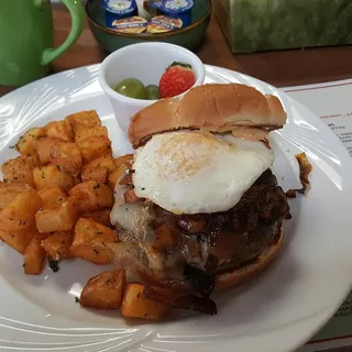 Collins Breakfast Burger All Day Breakfast
