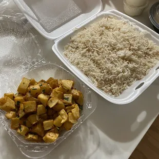 Spicy Potatoes and Rice