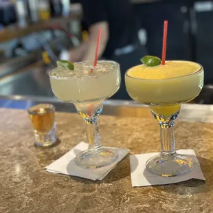 Cadillac and peach Margarita