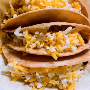 Ground beef and potato tacos