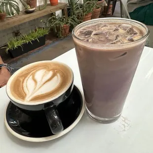 Ube Iced Latte