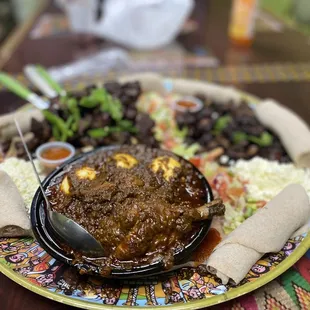 a plate of food