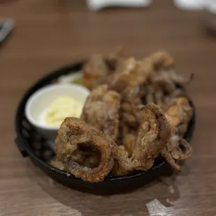 Deep fried calamari