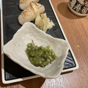 Fresh wasabi!! So flavorful!