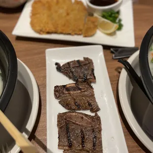Kalbi that comes with the ramen