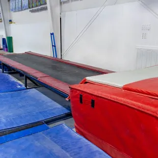 One of Zenith's two trampolines