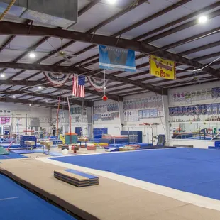 A View of Zenith Gymnastics's Equipment