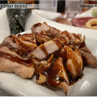 Teriyaki Chicken Appetizer - &quot;M&apos;eh&quot; (AYCE Dinner: $28)