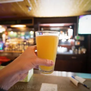 hazy on tap