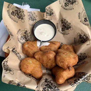 Mac and cheese bites