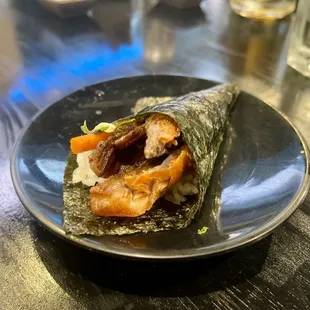 Salmon Skin Hand Roll