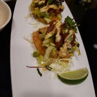 Ahi Poke Tostadas*