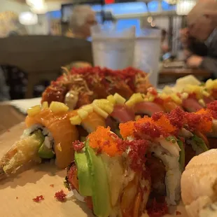 sushi and sashimi, food