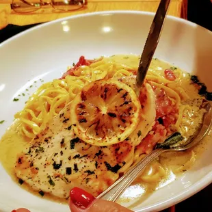 Salmon marsala
