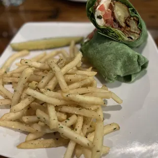Eggplant Bruschetta Wrap