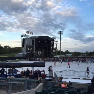 Stage for Mumford and Sons