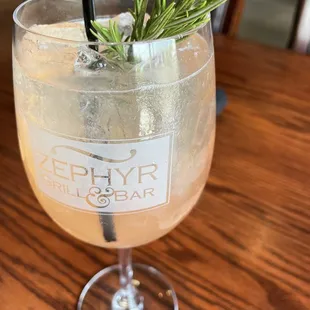 Happy hour seasonal cocktail