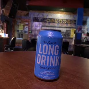 Not just a great place for beer but also other great options (like this canned gin drink)
