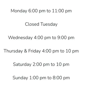 Hours posted at ZBC website