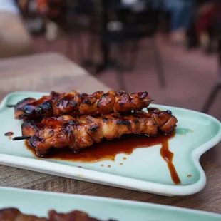 Chicken skewers @dumplingadventuress