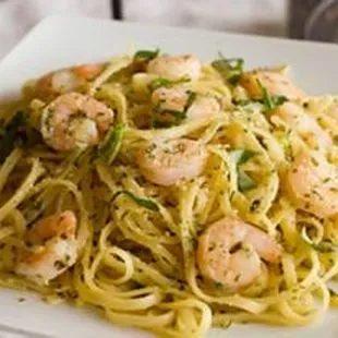 Shrimp Scampi Linguini