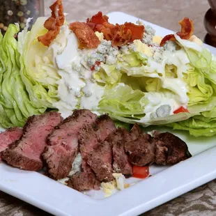 Wedge Salad with Steak