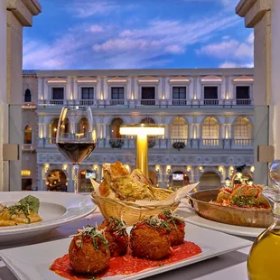 intimate dining with a view