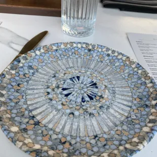 Plates are very pretty.