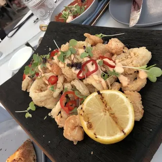 Fried Calamari Fritto Misto Alla Ligure