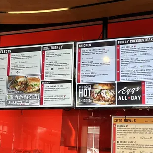 menus and prices