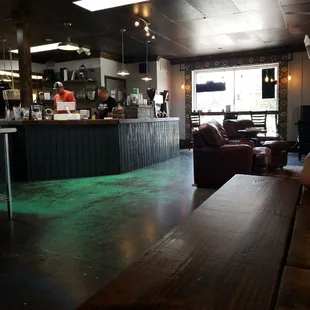 The bar area but the entire shop is huge