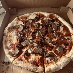 pizza, food