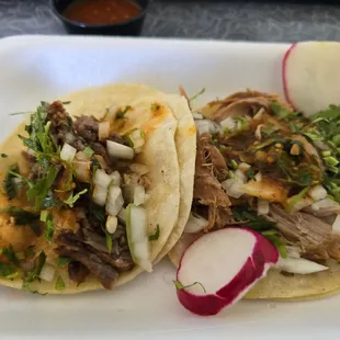 Insanely good tacos. Get the carne asada!
