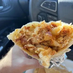 The chorizo Breakfast Burrito that everyone raves about. Not bad but a little potato-heavy for me. But at $8, I won't complain too much.