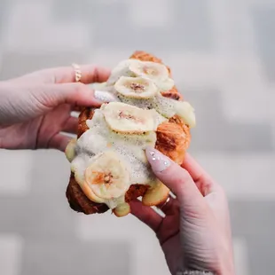 Caramelized Banana Croissant