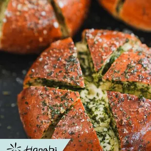 Cream Cheese Garlic Bread! Available daily at ZERO&amp; stores, freshly baked and served, limited supplies only