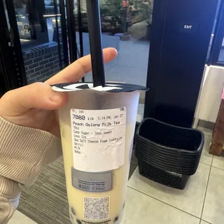 Peach Oolong Milk Tea