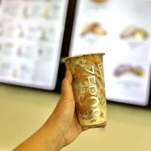 Thai me up milk tea with Crystal Boba