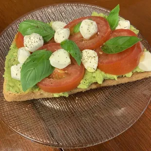 Caprese Avocado toast special