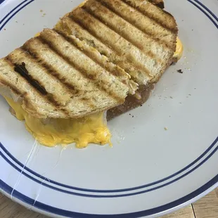 Five cheese grilled cheese... Excellent!