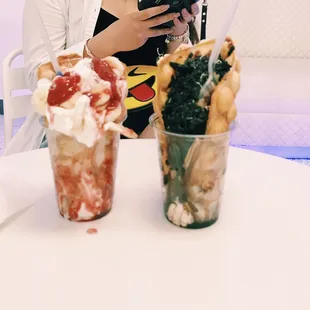 Oreo and Strawberry Banana wraps!