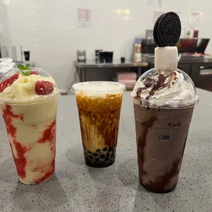 10 out of 10!!!!! For all of my drinks  pina coloda, tiger sugar milk, and Cookie Monster. My family loved our drinks