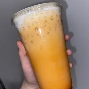 Thai Milk Tea with sea salt cream