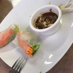 shrimp A2. 2 Piece Fresh Spring Roll