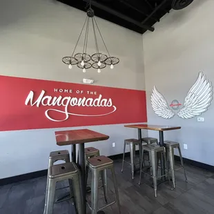 the interior of a restaurant